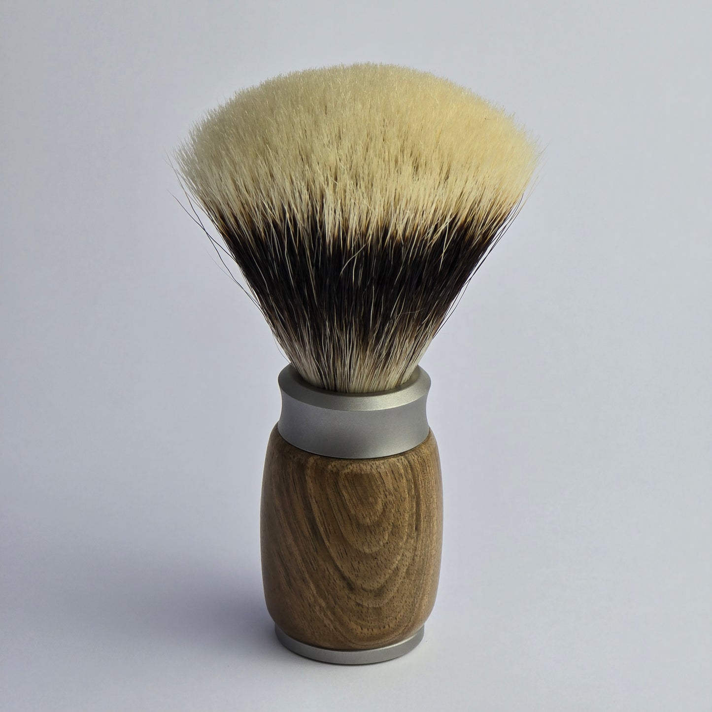 Customizable wooden badger brush