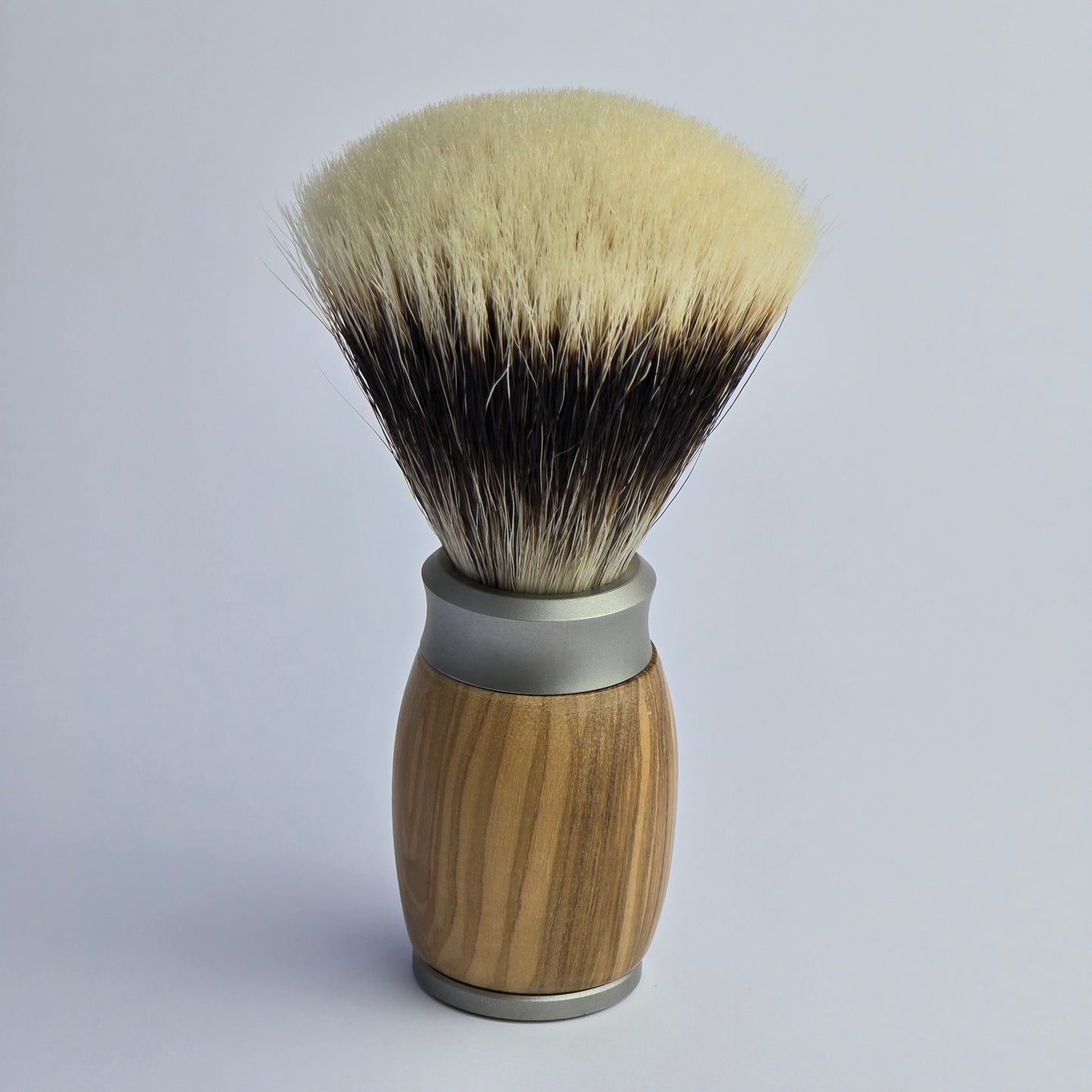 Customizable wooden badger brush